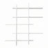 Artiss 15-Section Floating Wall Shelf, White, 116x18x129cm E1 PB Board