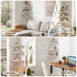 Artiss 3× Corner Floating Wall Shelves – 25cm Wall‑Mounted Display Rack White