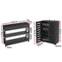 2‑Piece Entryway Set – Console Table w/ Charging & Shoe Cabinet, Black