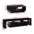 LED TV Unit & Coffee Table Set – 189cm Black High‑Gloss RGB Furniture