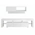 LED TV Unit & Coffee Table Set – 189cm White High‑Gloss RGB Furniture