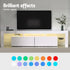 LED TV Unit & Coffee Table Set – 189cm White High‑Gloss RGB Furniture