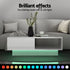 LED TV Unit & Coffee Table Set – 189cm White High‑Gloss RGB Furniture