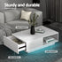 LED TV Unit & Coffee Table Set – 189cm White High‑Gloss RGB Furniture