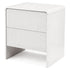 Bedside Table 2 Drawers - Beige