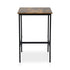 Artiss Bar Table Counter Kitchen Dining Desk Pub 60x92cm Vintage Metal Walnut