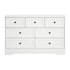 7 Chest of Drawers Dresser Table White