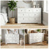 7 Chest of Drawers Dresser Table White