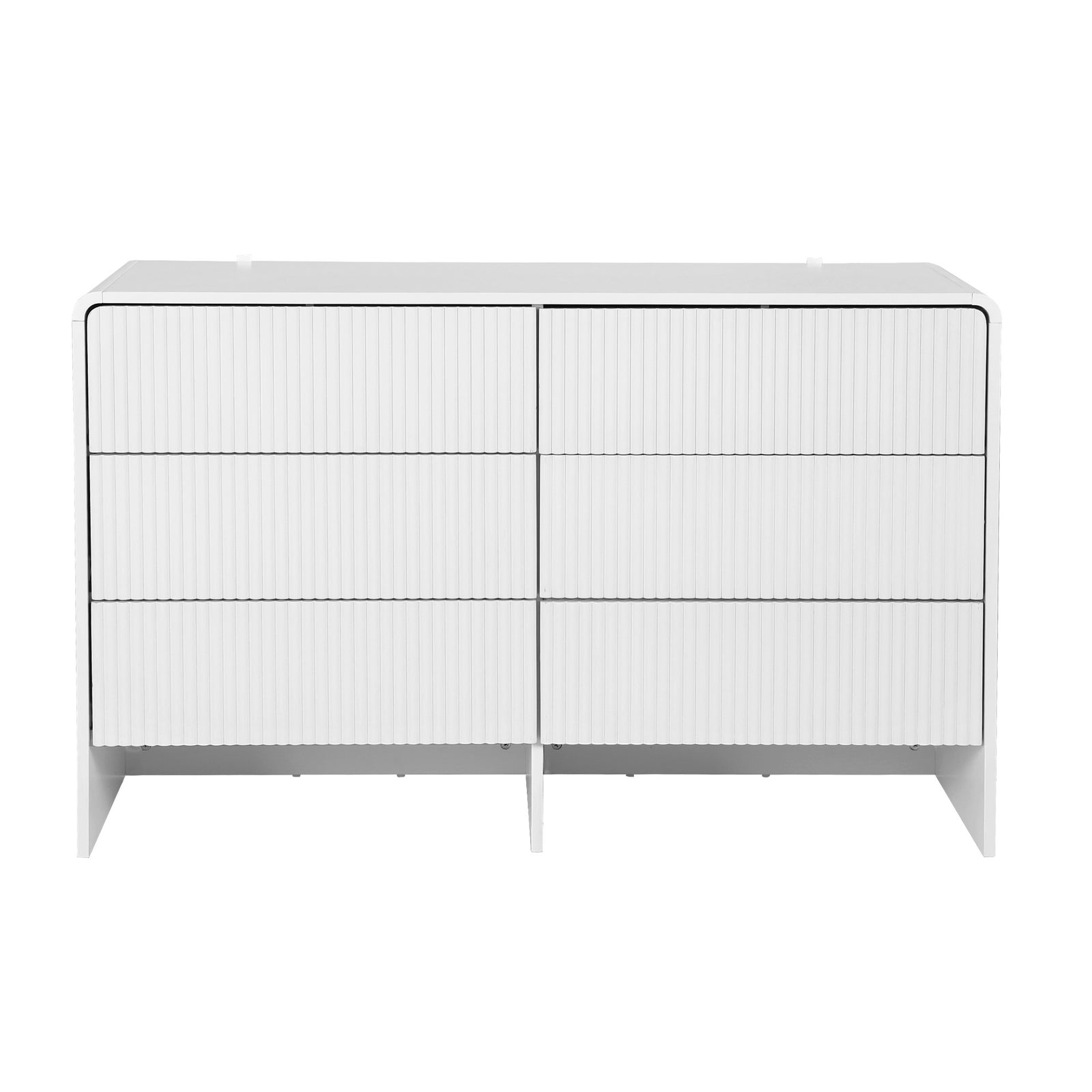 6 Chest of Drawers Dresser Cabinet White