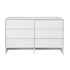 6 Chest of Drawers Dresser Cabinet White