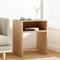 Artiss Fluted Coffee Table with Storage Shelf Pine MDF Side Table