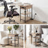 Artiss Side Table with Charging Station – 60cm Flip‑Top Storage 3‑Tier Wood