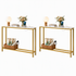 Artiss Console Table Set of 2 with Charging Station Narrow Hallway Table