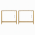 Artiss Console Table Set of 2 with Charging Station Narrow Hallway Table