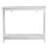 Console Table Entryway Hallway Display 2-Tier Narrow Sofa Table 100CM White