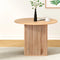 1M Dining Table with Storage Base 4 Seater Pine Wood Modern