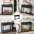 Console Table Hallway Sofa Entryway Entrance 2 Drawers 80CM Black