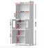 2x Buffet Sideboard Cabinet Pantry Kitchen Bathroom Storage Cupboard