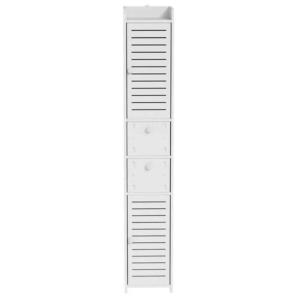 2X Bathroom Toilet Storage Cabinet Laundry Tallboy Cupboard