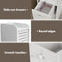2X Bathroom Toilet Storage Cabinet Laundry Tallboy Cupboard