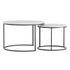 Artiss Nesting Coffee Table Set of 2 Marble Effect