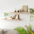 Artiss Floating Wall Shelf Set of 2 Wood 90CM