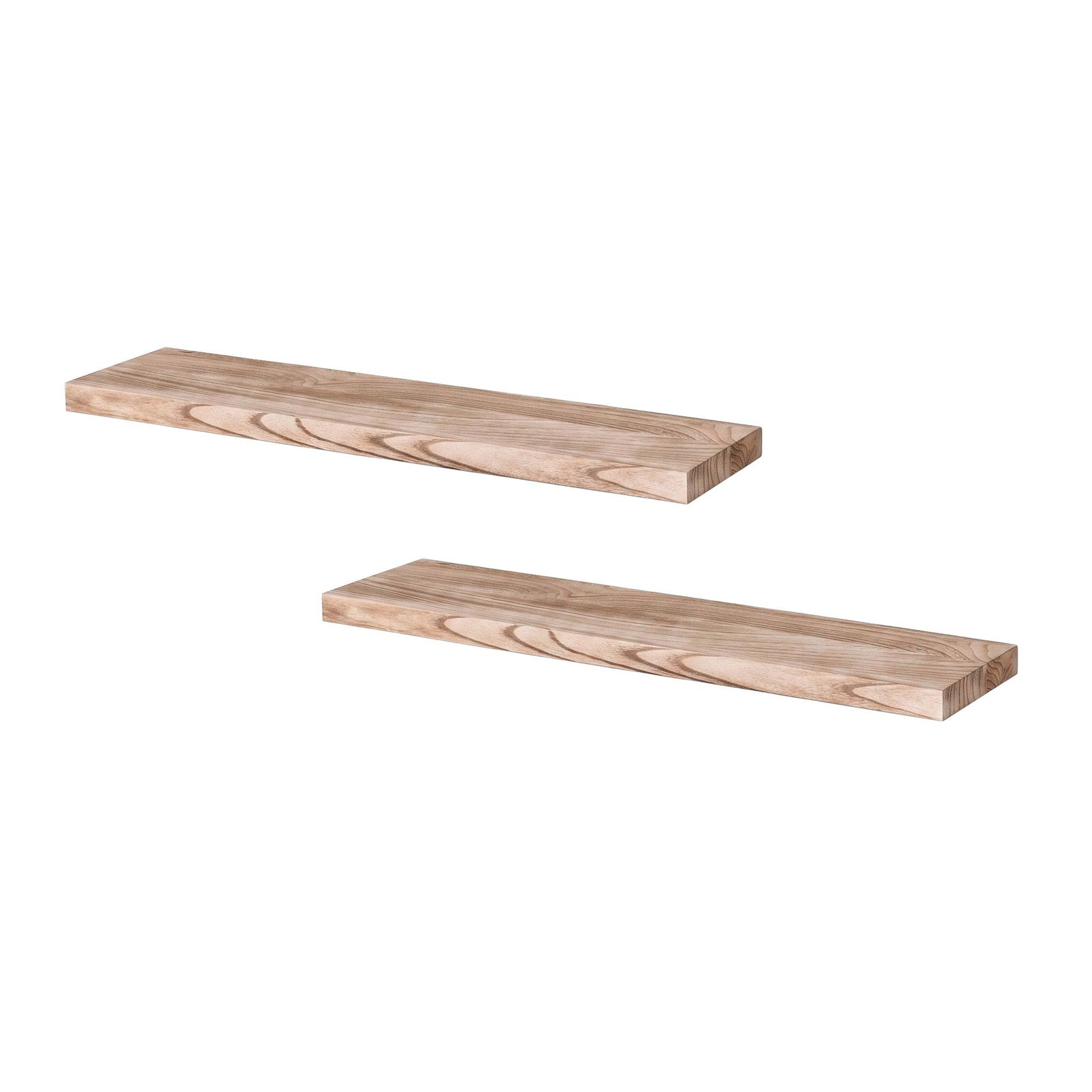 Artiss Floating Wall Shelf Set of 2 Wood 90CM