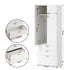 Artiss Wardrobe Cabinet Bedroom Clothes Storage Organiser Cupboard 3 Drawers Shelf Hanging Rod
