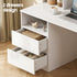 Artiss Computer Desk Office Study Desks Table Bookshelf Drawer White 120cm