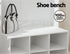 Artiss Shoe Rack Cabinet Hall Tree Coat Rack 180CM White