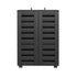 Shoe Rack Storage Cabinet 20 Pairs 5-tier Black Alster