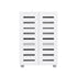 Artiss Shoe Rack Storage Cabinet 20 Pairs 5-tier White Alster