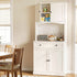 Artiss Buffet Sideboard Hutch Cabinet - BEINI White