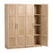 2x Buffet Sideboard Cabinet Pantry Hutch Kitchen Storage Organiser Pine