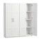 2x Buffet Sideboard Cabinet Pantry Hutch Kitchen Storage Organiser White