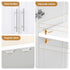 2x Buffet Sideboard Cabinet Pantry Hutch Kitchen Storage Organiser White