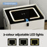 Artiss Smart Bedside Table Wireless Charging - BESS White