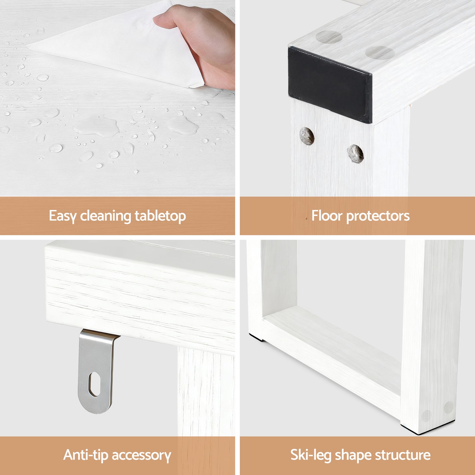 Console Table 110CM White