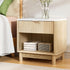 Bedside Table Nightstand 1 Drawer Shelves Pine