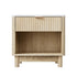 2X Bedside Table Nightstand 1 Drawer Shelves Pine
