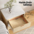 2X Bedside Table Nightstand 1 Drawer Shelves Pine