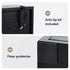 6‑Tier Bookshelf Cabinet – 60×23.5×180cm, Storage Shelves, Anti‑Tip, Black