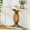 Artiss Console Table White Marble Effect Gold Frame Hallway Entryway Table