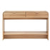 Console Table Hallway Entryway Storage Drawer Shelf Curved Edge 120CM Pine