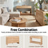 Console Table Hallway Entryway Storage Drawer Shelf Curved Edge 120CM Pine