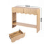 Artiss 2-Drawer Console Table, Scalloped Front, Rounded Corners, 100cm
