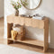 Artiss 2-Drawer Console Table, Scalloped Front, Rounded Corners, 100cm