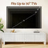 180cm White TV Unit – Fluted Doors, Push‑to‑Open, Soft Close, 70kg Capacity