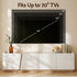 Artiss TV Unit 180cm White & Pine – 4 Cabinets, Soft‑Close, 70kg Top, Cable Holes