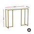 Console Table Marble Effect White&Gold